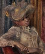 Pierre Auguste Renoir Woman with a Hat oil painting reproduction